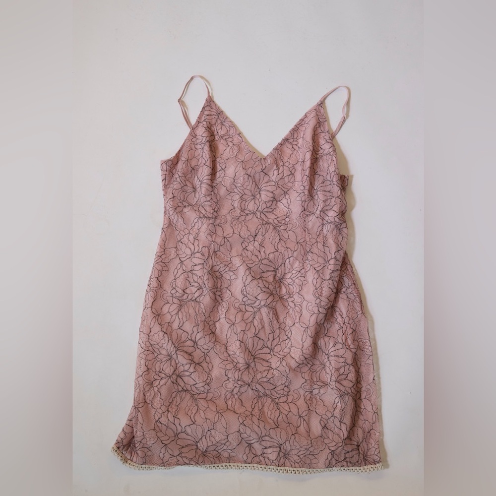 BB Dakota Blush Floral Lace Chemise